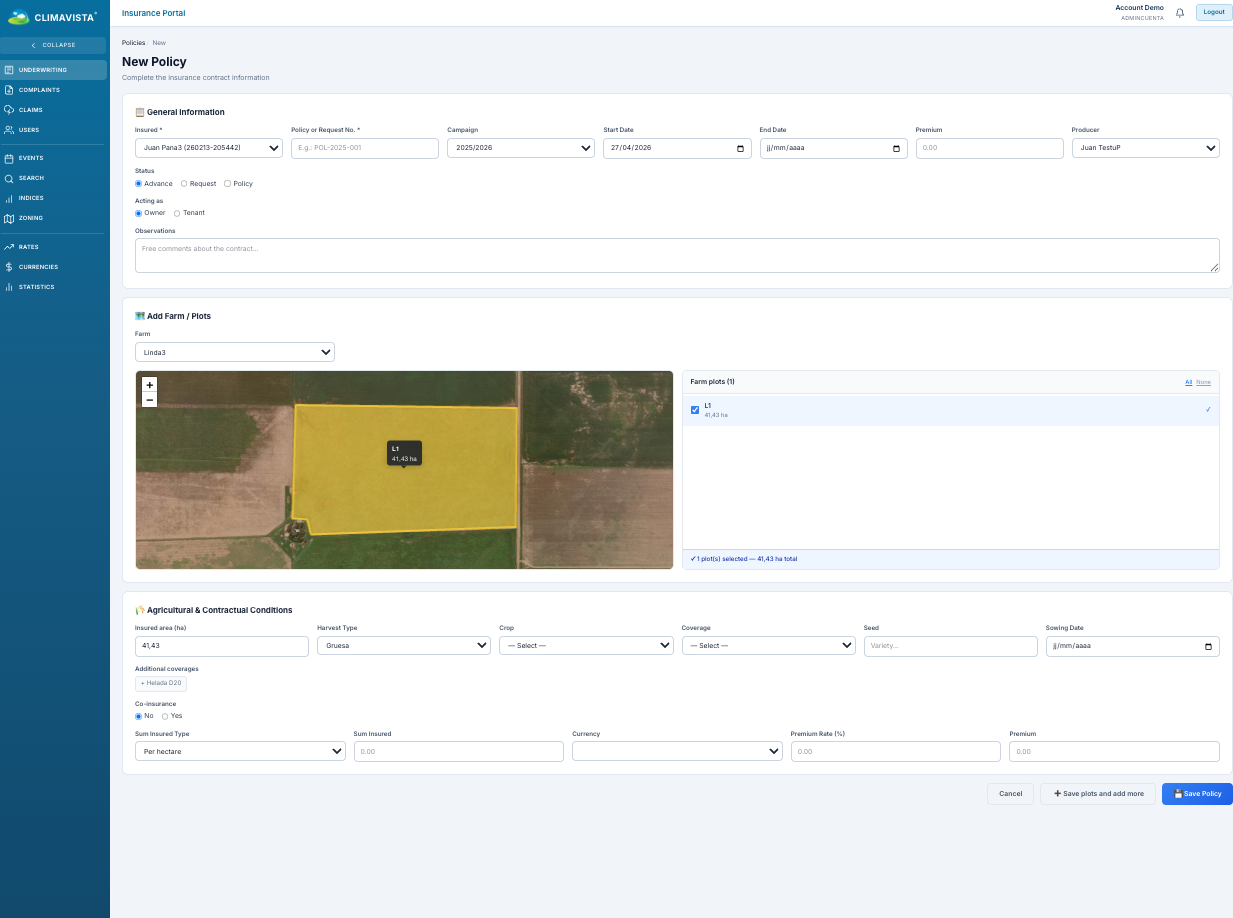 Création de Police & Gestion des Expositions